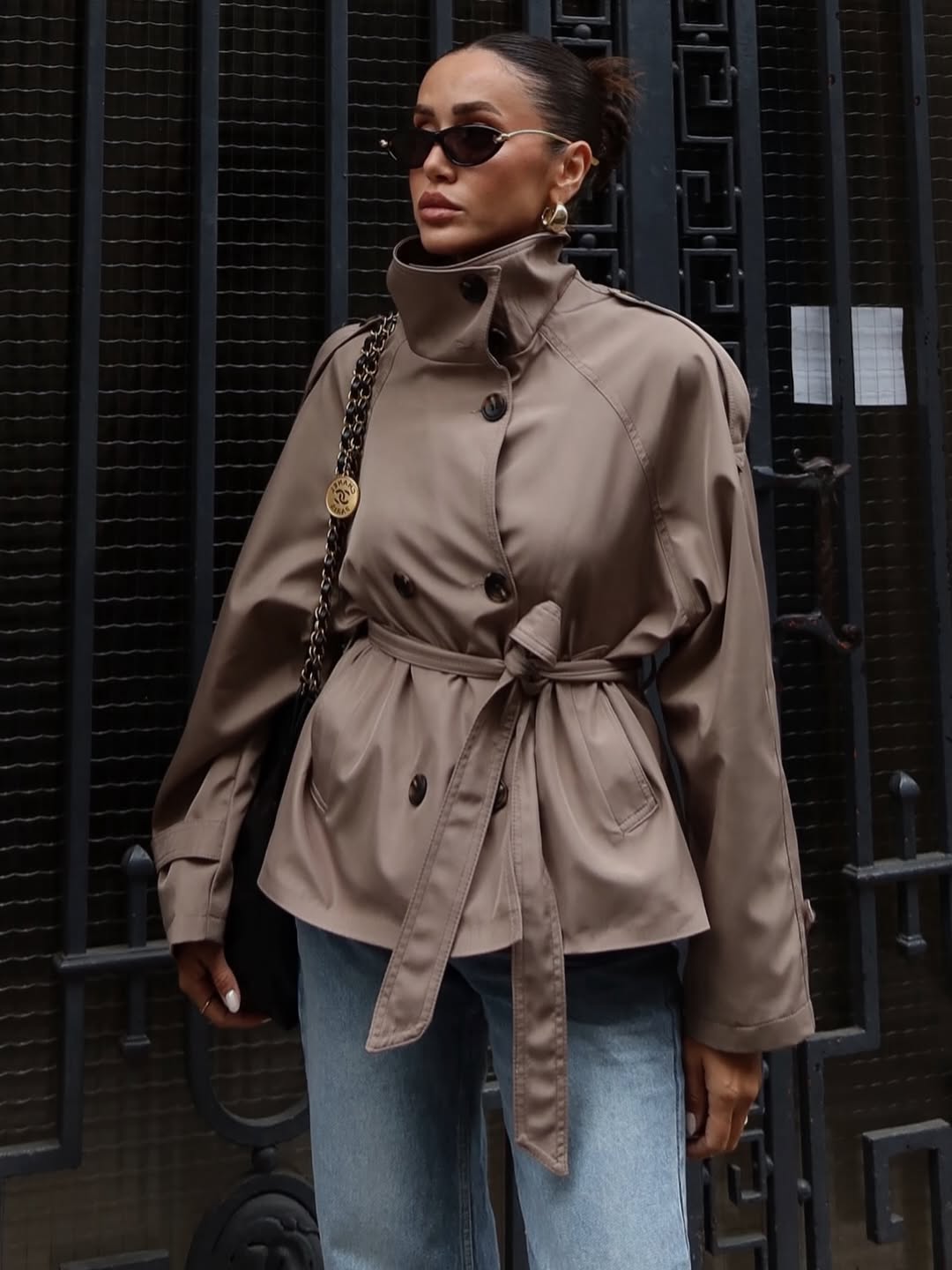 Natalie Short Trench Coat™