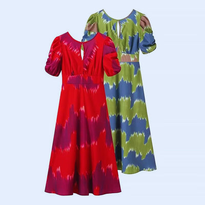 Serena | Chic Printed Slimming Dress