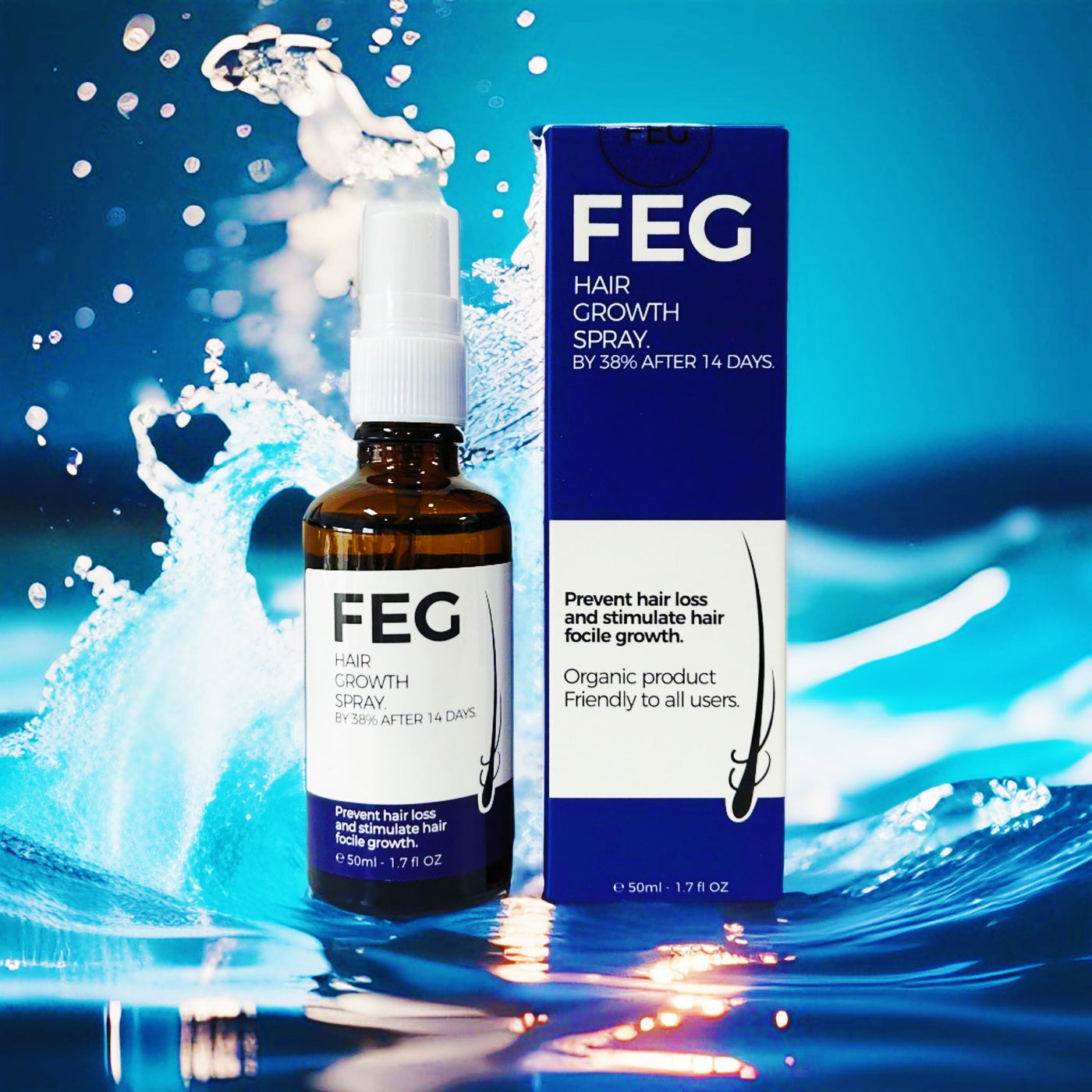 FEG Hair Growth Spray (Buy 1 Get 2 FREE)