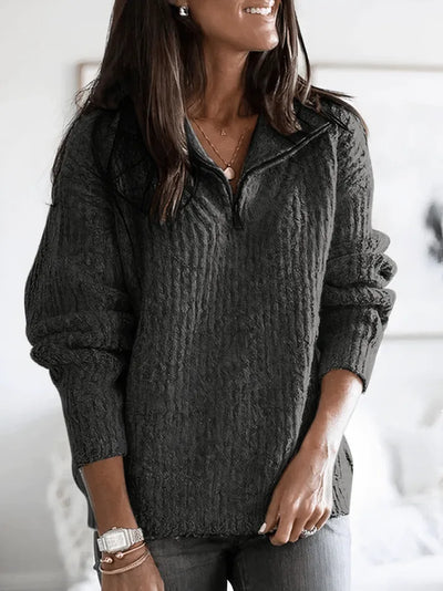 Selene Half Zip Sweater