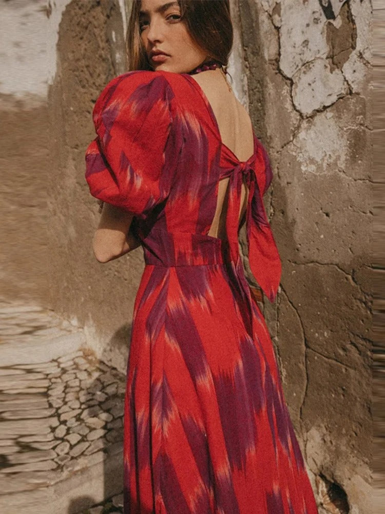 Serena | Chic Printed Slimming Dress